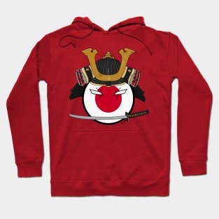 Polandball - Japan samurai Hoodie